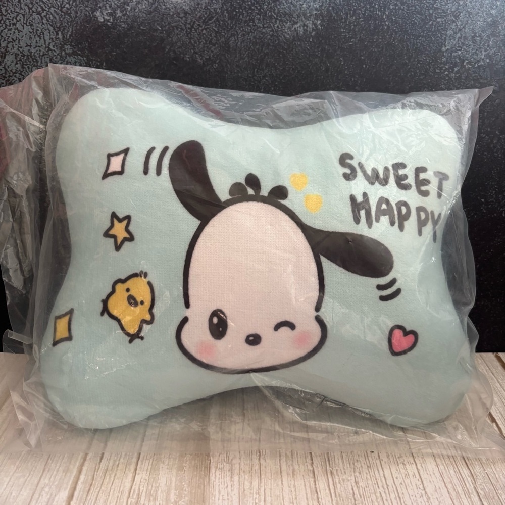Car Neck pillow featuring the Sanrio character Poch
